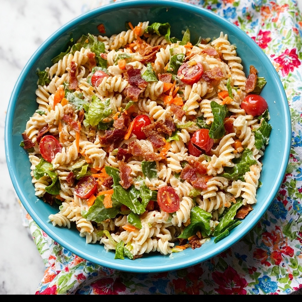 Ranch BLT Pasta Salad Recipe - Recipe Image