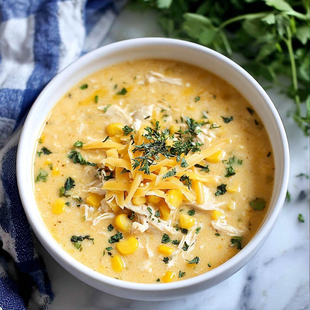 Creamy Chicken and Corn Chowder Recipe - Recipe Image