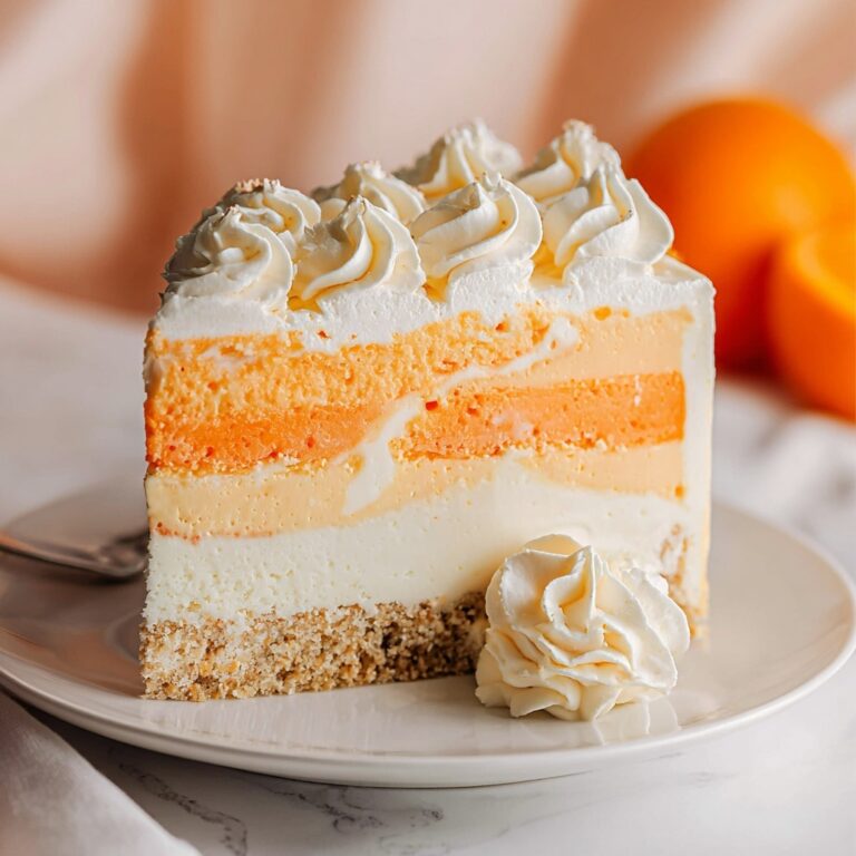 No Bake Orange Creamsicle Cheesecake Recipe