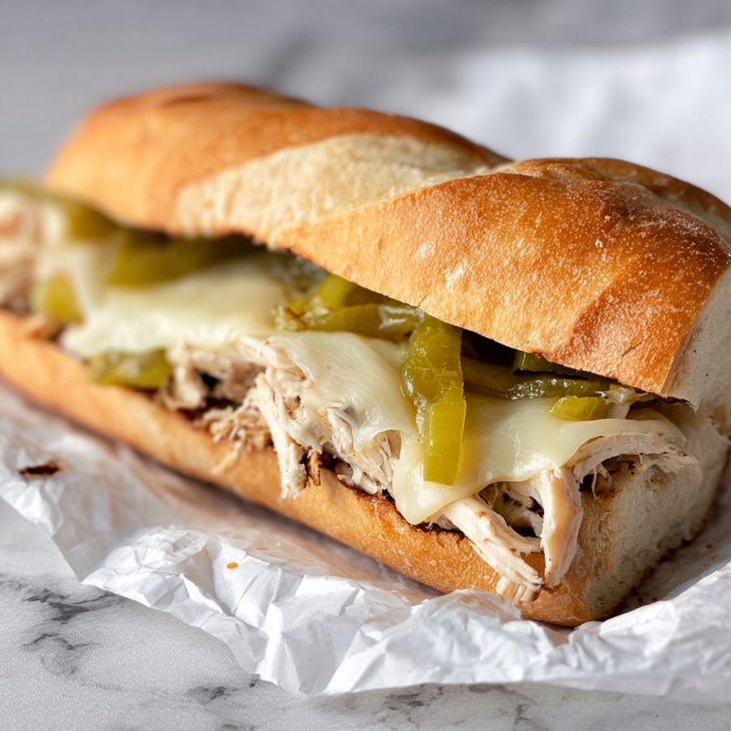 Slow Cooker Chicken Philly Sandwiches Recipe - Recipe Image