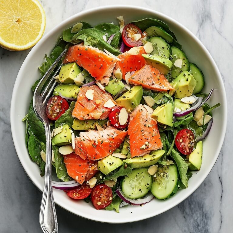 Salmon Avocado Salad with Lemon Vinaigrette Recipe