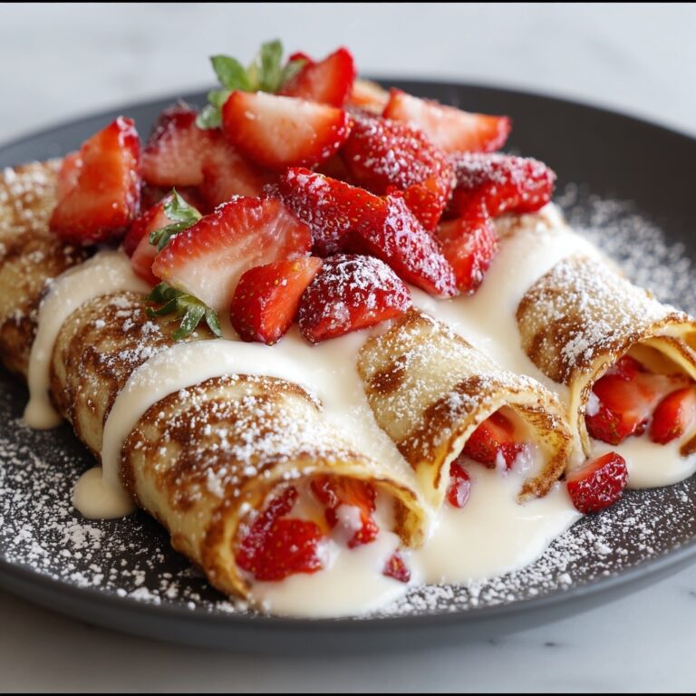 Strawberry French Toast Rolls Recipe