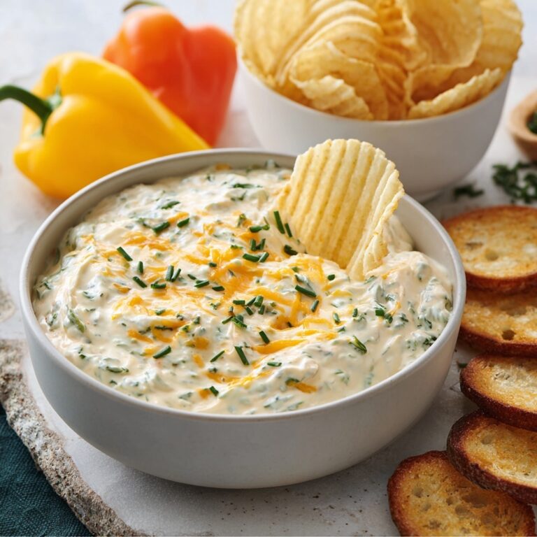 Cheesy Chive Warm Dip Recipe