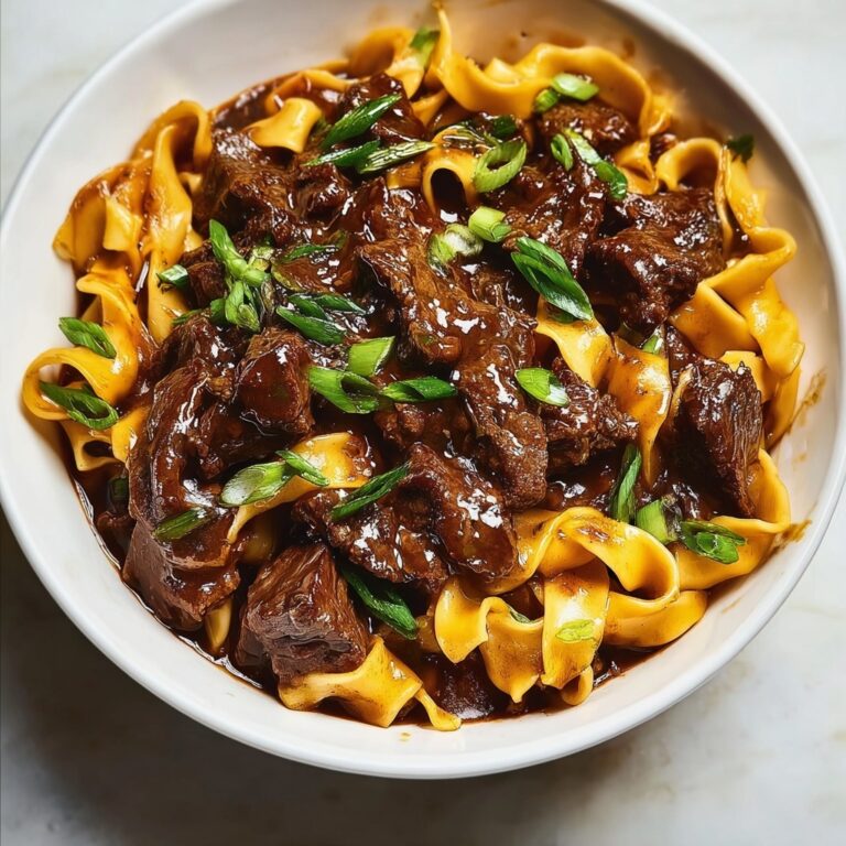 Slow Cooker Korean Beef Noodles Recipe