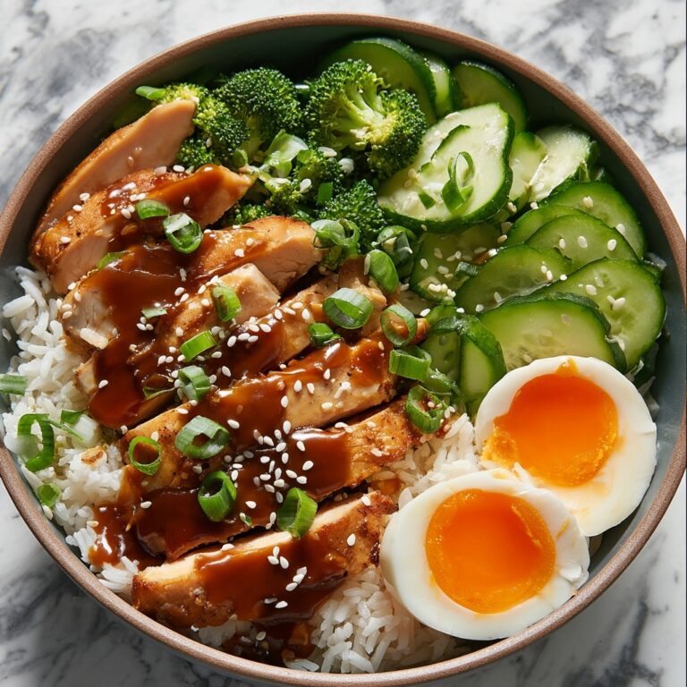 Sticky Chicken Rice Bowls Recipe