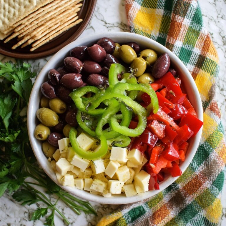 Marinated Cheese and Olives Recipe