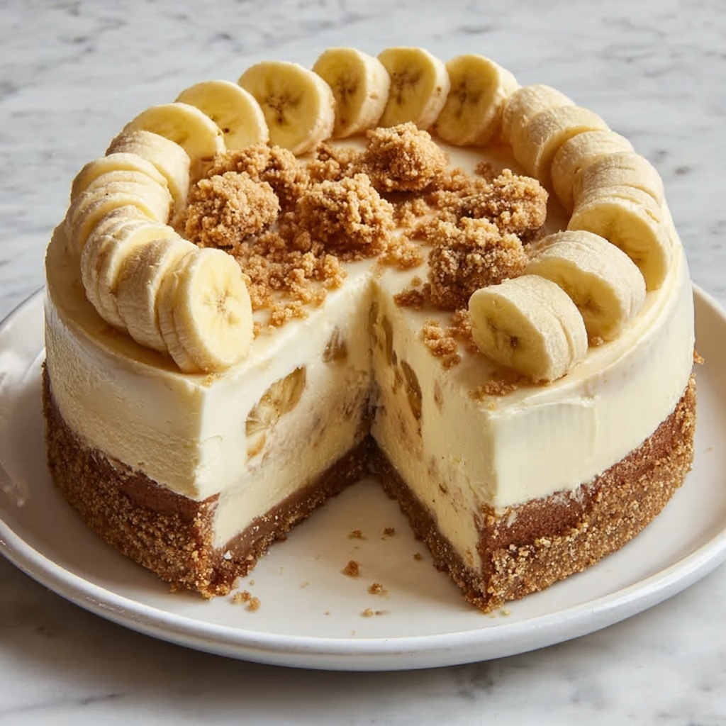 Banana Pudding Crunch Cheesecake Recipe - Recipe Image