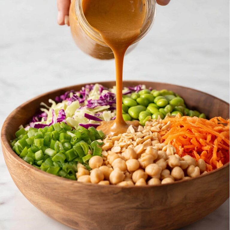 Quinoa Edamame Salad with Creamy Peanut Lime Dressing Recipe