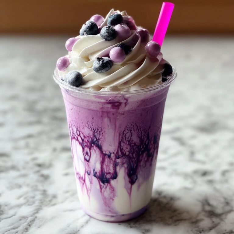 Pineapple Blueberry Frappuccino Recipe