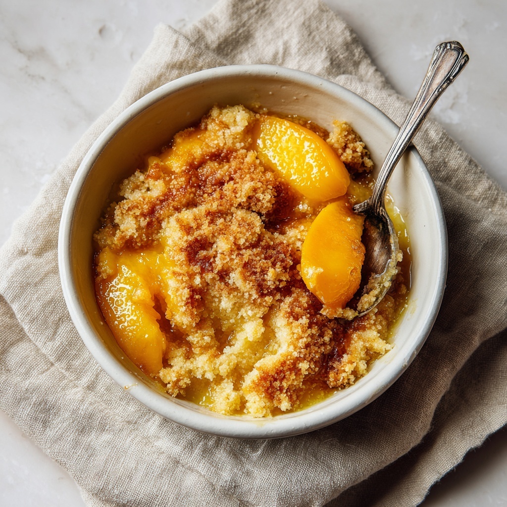 Classic Southern Peach Cobbler Recipe - Recipe Image