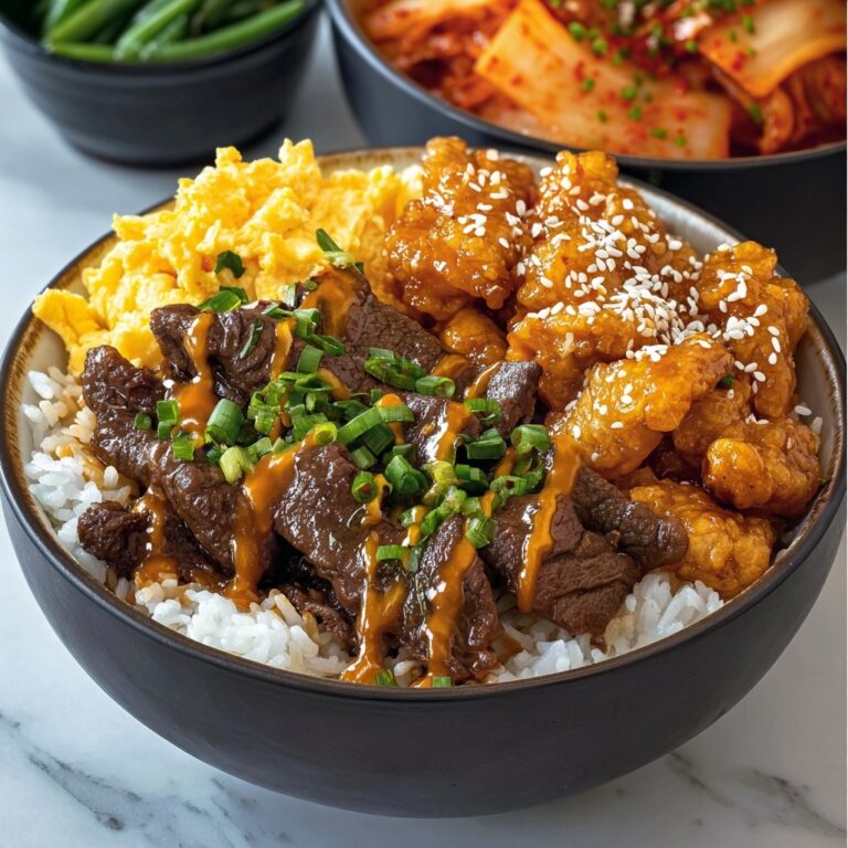 Korean Spicy Beef Bowls Recipe