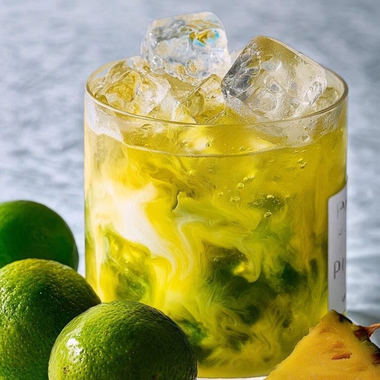 Pineapple Matcha Drink