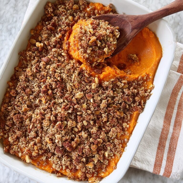 Hot Honey Sweet Potato Casserole