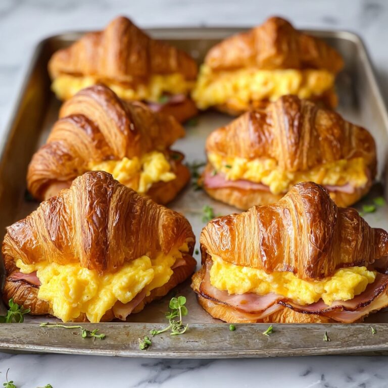Freezer Croissant Breakfast Sandwiches for Busy Mornings Recipe