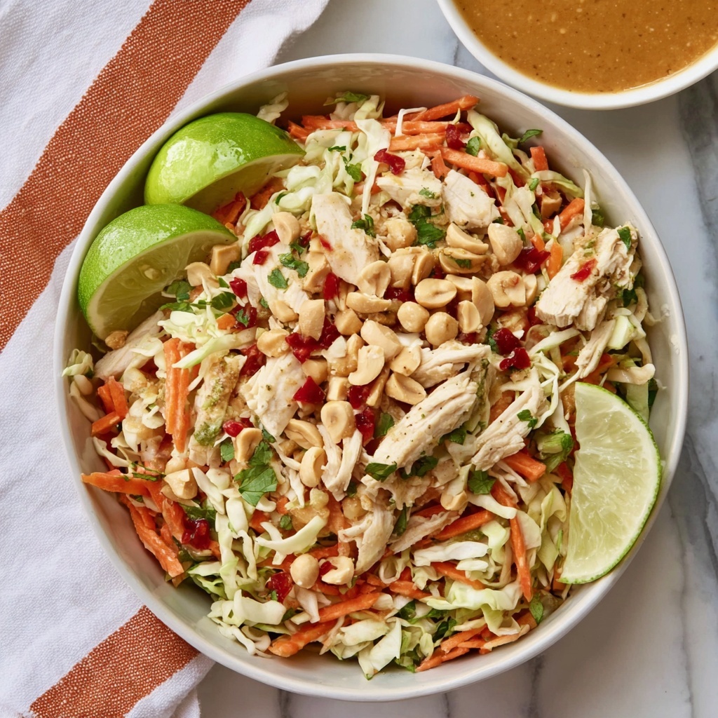 Thai Peanut Chicken Salad Recipe - Recipe Image