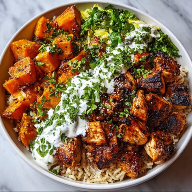 Chicken Sweet Potato Bowl: Your Easy High-Protein Meal! Recipe