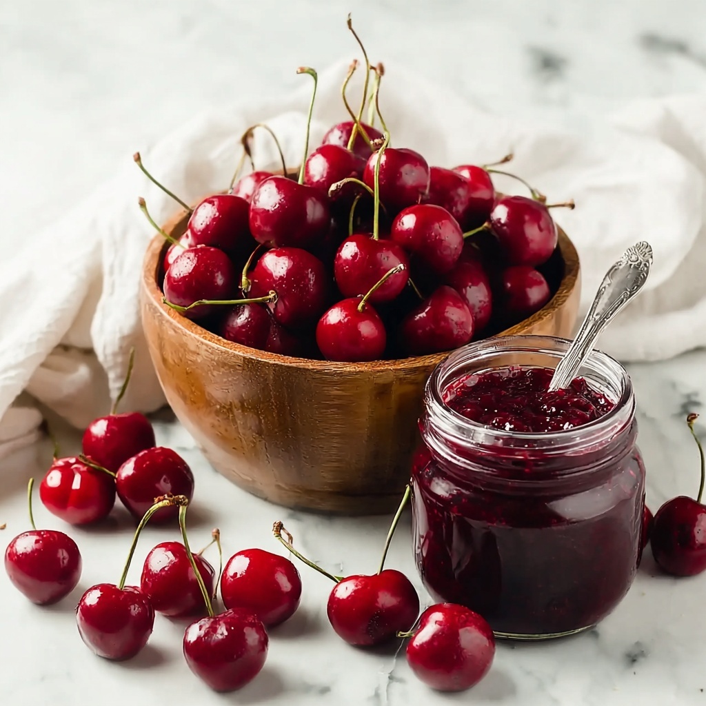 Small Batch Cherry Jam Recipe - Recipe Image