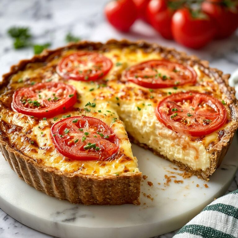 Tomato Pie with Cheddar, Parmesan, and Mustard Recipe