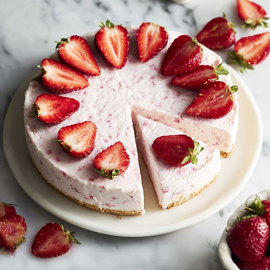 Strawberry Icebox Pie Recipe - Recipe Image