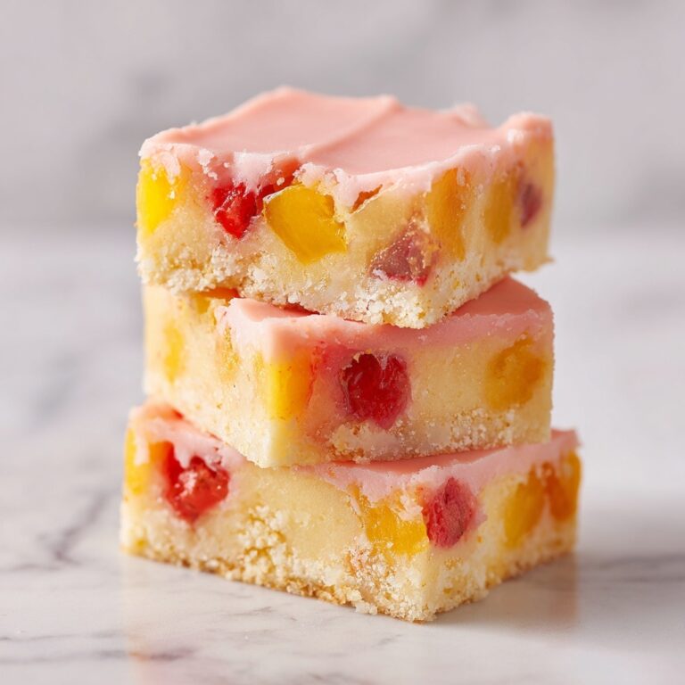 Strawberry Lemon Blondies Recipe