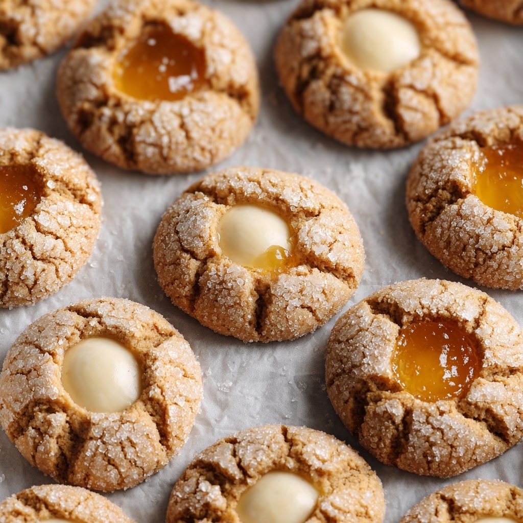 Snickerdoodle Thumbprint Cookies with Delicious Filling Options Recipe - Recipe Image