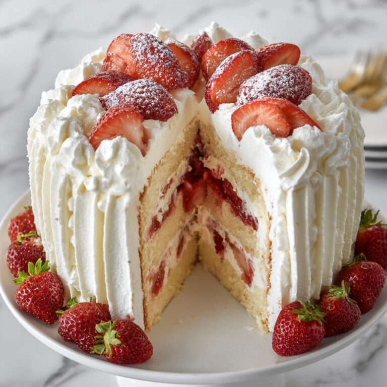 Strawberry Angel Cake Recipe