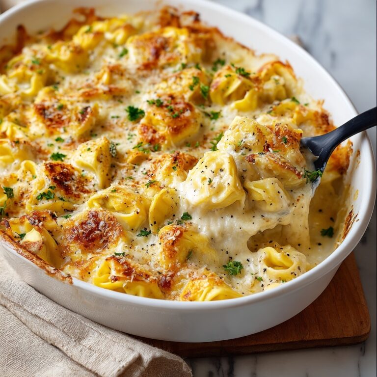 Alfredo Tortellini Bake Recipe