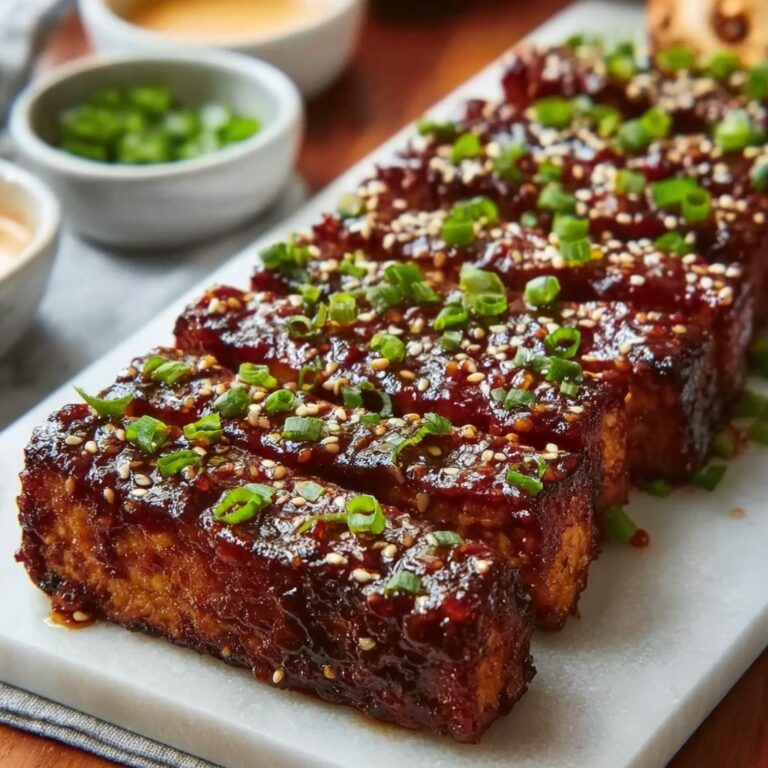 Sweet-Spicy Korean BBQ Meatloaf Recipe