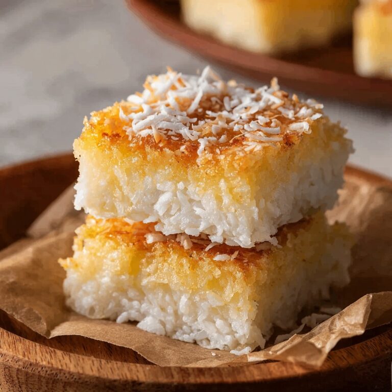 Sticky Coconut Cake (Wingko Babat) Recipe