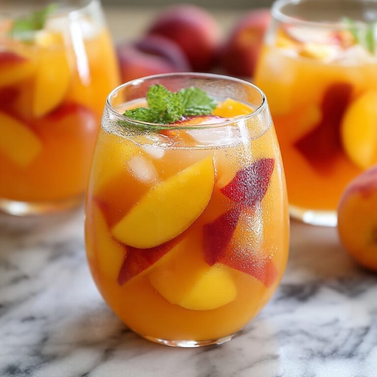 Refreshing Patio Peach Sangria Recipe