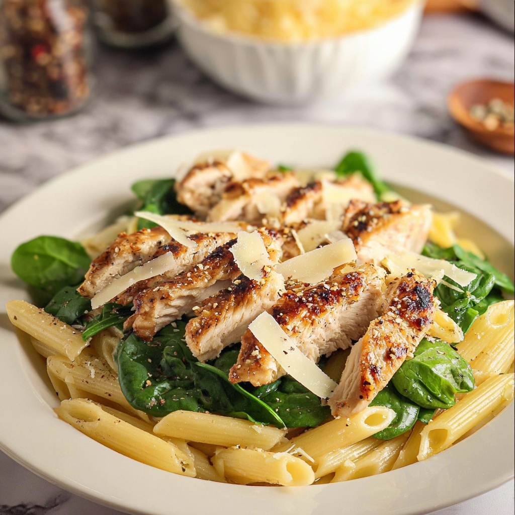 Chicken Caesar Pasta Salad Recipe - Recipe Image