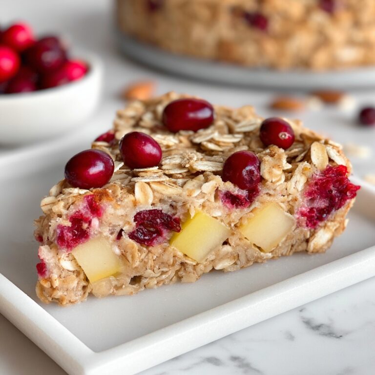 Apple Cranberry Baked Oatmeal Recipe