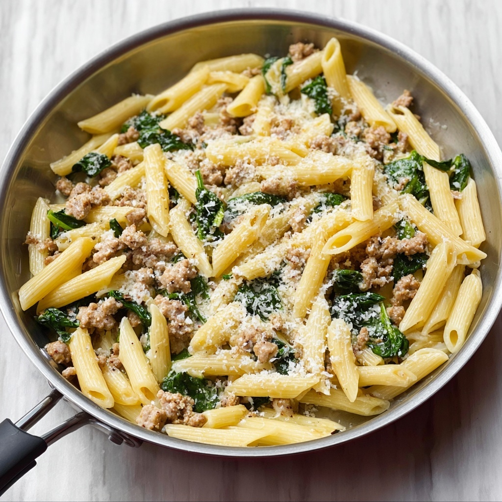 Creamy Italian Sausage Pasta Recipe - Recipe Image