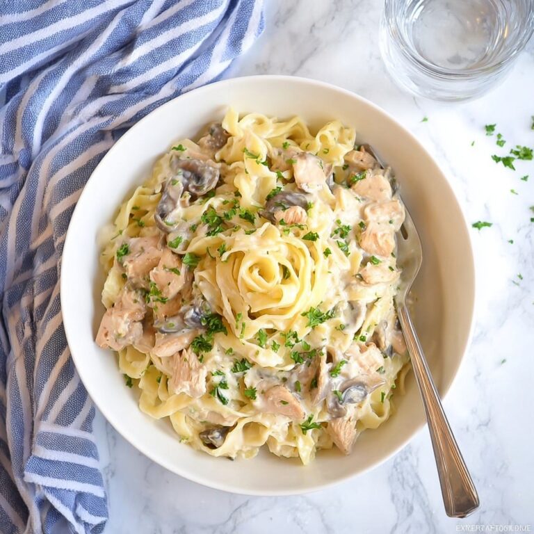 Chicken Mushroom Alfredo Recipe