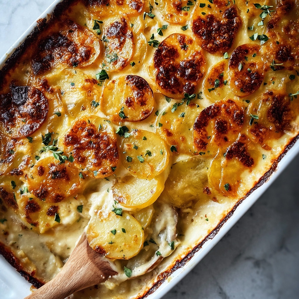 Dad’s Creamy & Cheesy Au Gratin Potatoes - Recipe Image
