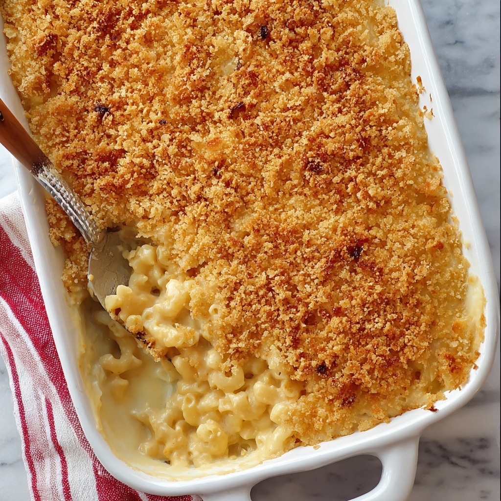 Baked Mac and Cheese with Cheez-It Crust Recipe - Recipe Image