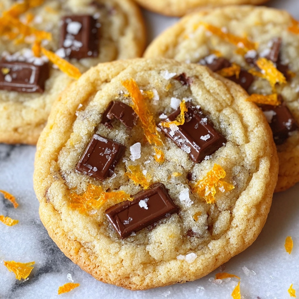 Orange Dark Chocolate Chunk Cookies Recipe - Recipe Image