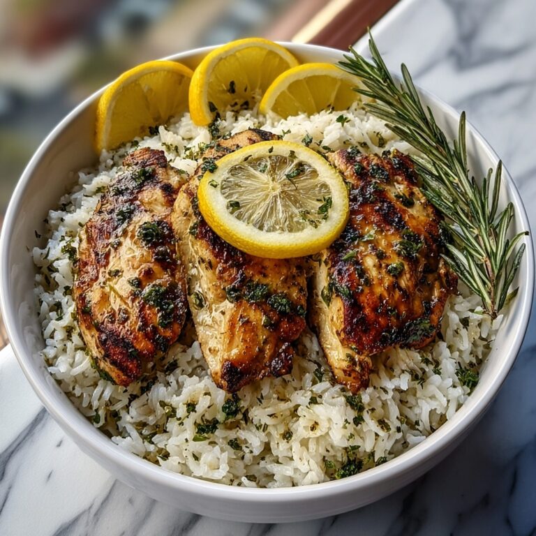 Lemon Herb Chicken and Rice Recipe
