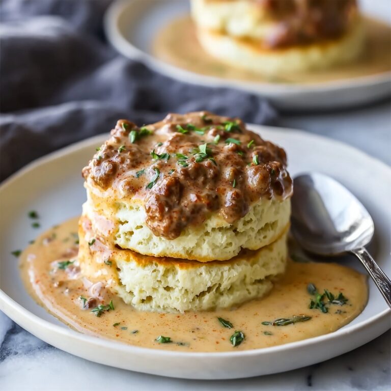 Biscuits and Chorizo Gravy: A Comforting Breakfast Twist Recipe