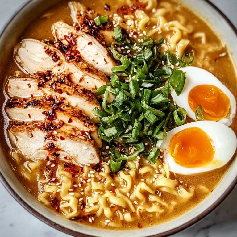 Creamy Garlic Chicken Ramen: A Cozy Bowl of Pure Comfort Recipe