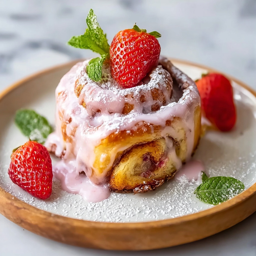 Strawberry Cinnamon Rolls Recipe - Recipe Image