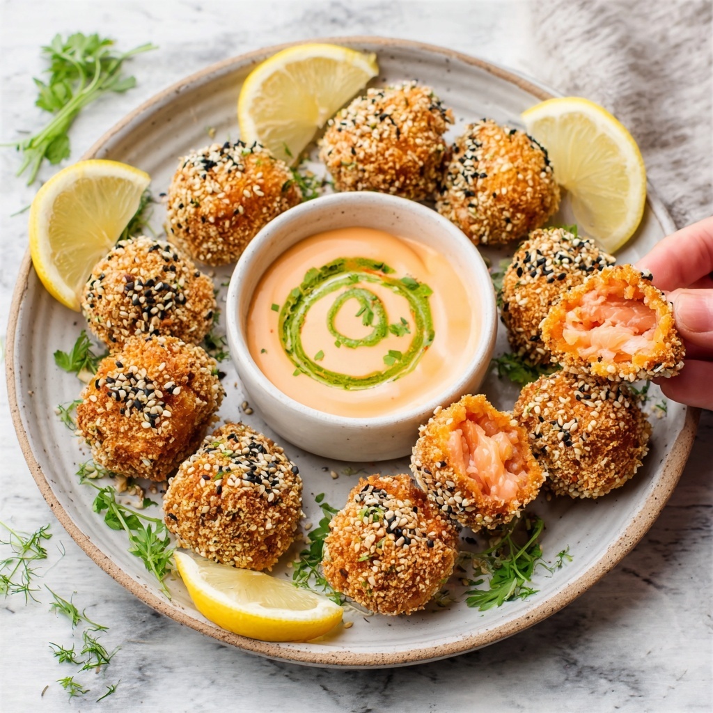 Panko Sesame Crusted Salmon Bites Recipe - Recipe Image
