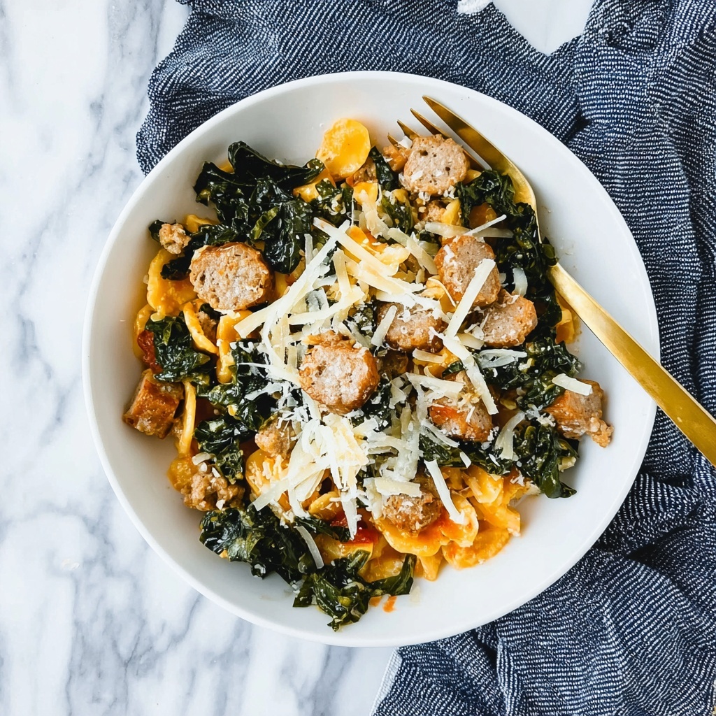 Butternut Squash Sausage Pasta Recipe - Recipe Image
