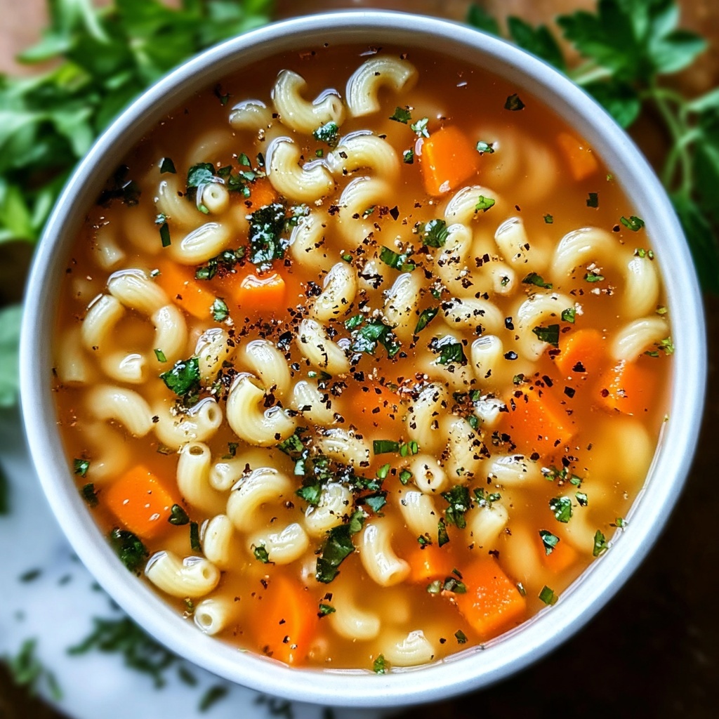 Pastina Soup with Pecorino Romano and Fresh Herbs Recipe - Recipe Image