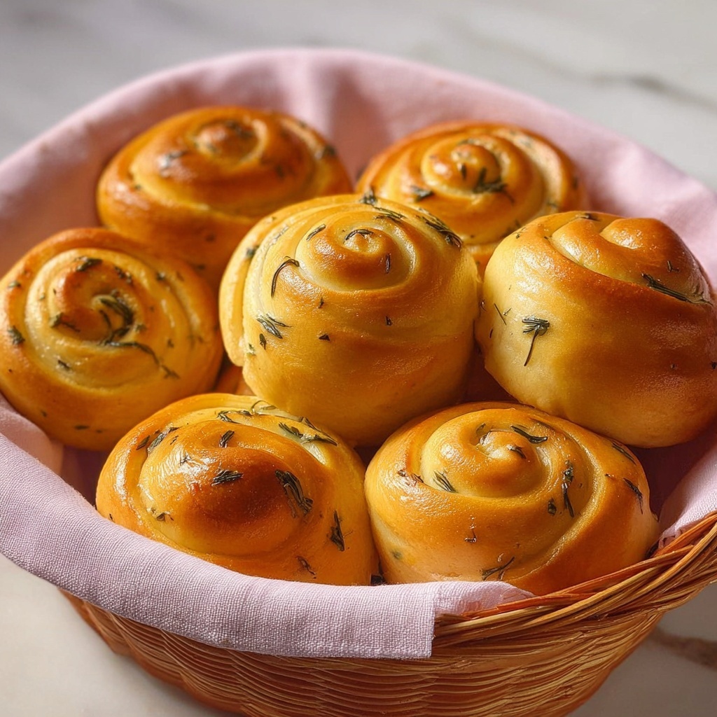 Grandma’s Rosemary Dinner Rolls Recipe - Recipe Image
