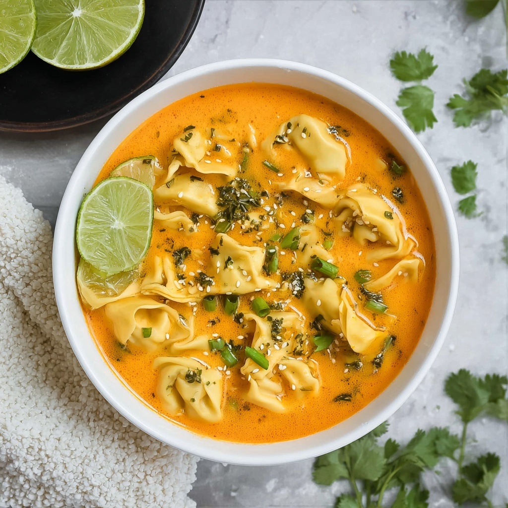 Thai Red Curry Dumpling Soup Recipe - Recipe Image