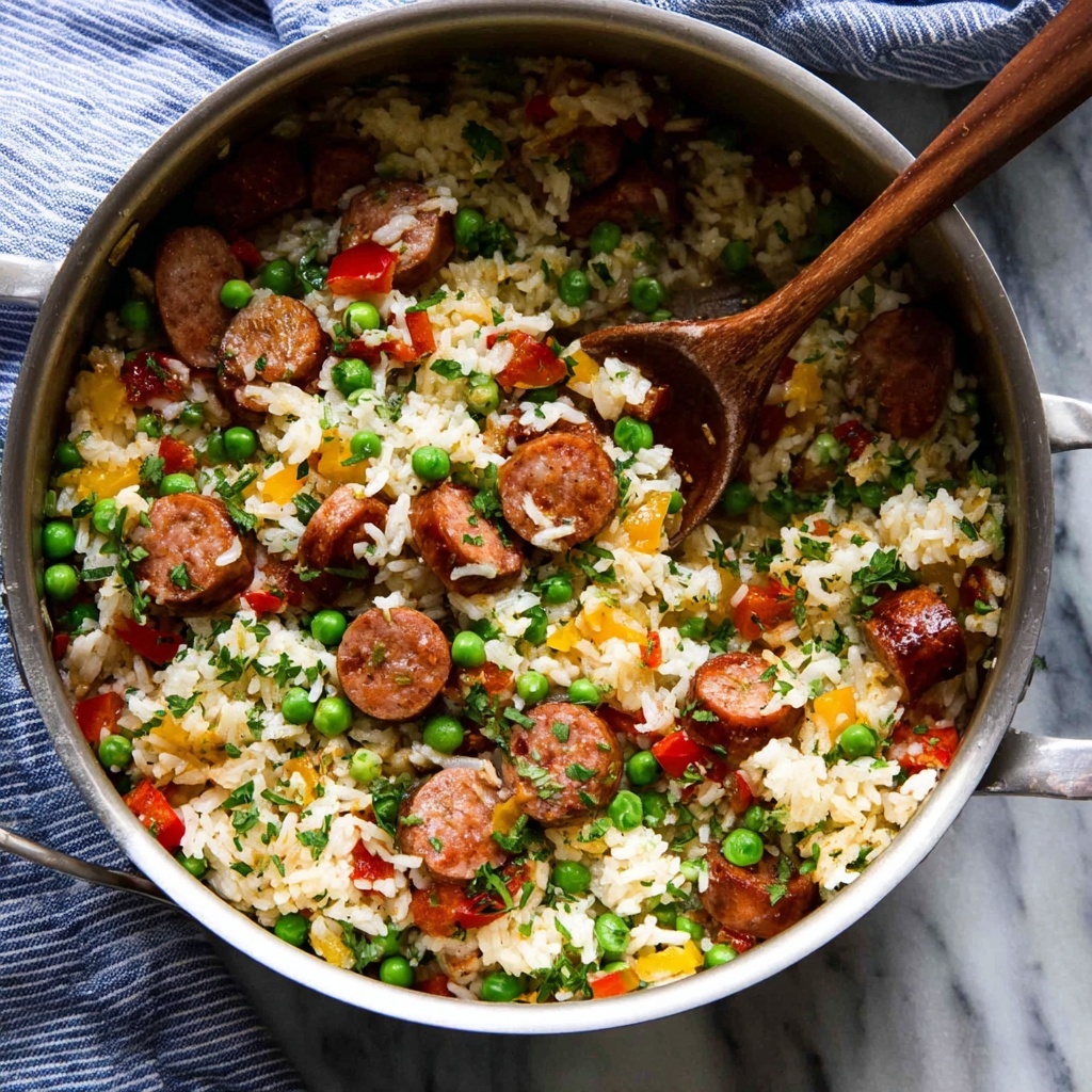 Smoked Sausage and Rice One-Pot Dinner Recipe - Recipe Image