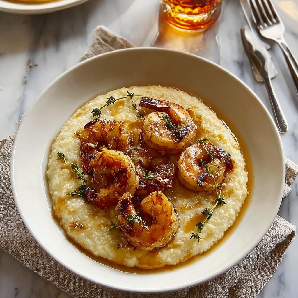 Spicy Southern Shrimp + Grits Recipe - Recipe Image