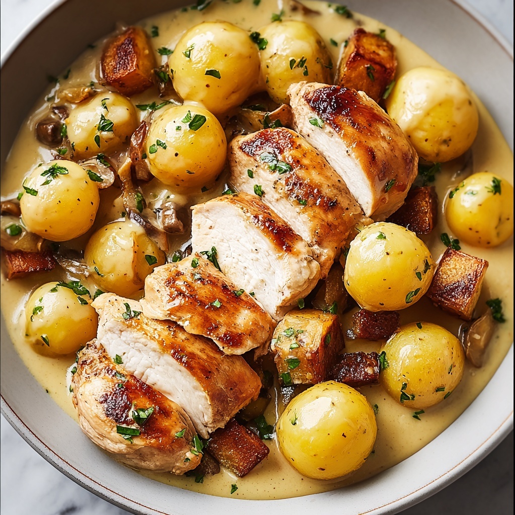 One-Pan Chicken and Gnocchi Recipe - Recipe Image