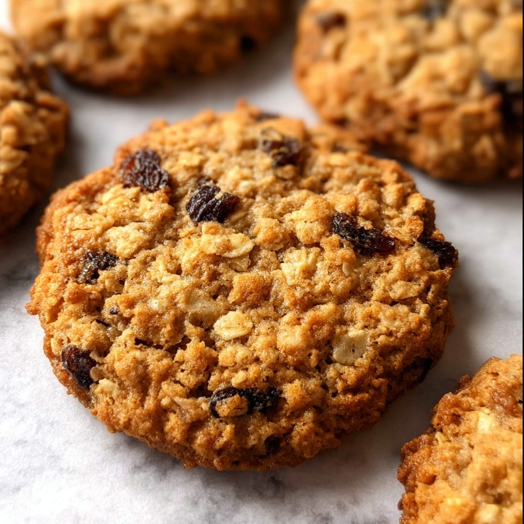 Vegan Oatmeal Raisin Cookies Recipe - Recipe Image